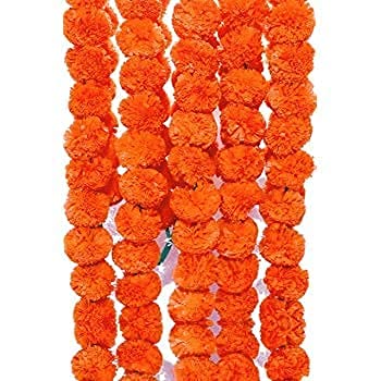 Artificial Marigold Genda Flowers Toran | Door Hanging Marigold Mala